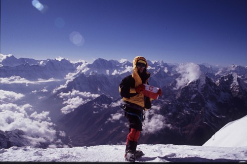 11-Edward Bochnak na szczycie Ama Dablam