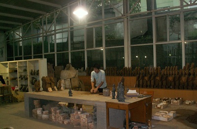 Xian-Fabryka produkujaca figury zolnierzy armii terakotowe