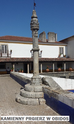 Kamienny pregierz w Obidos