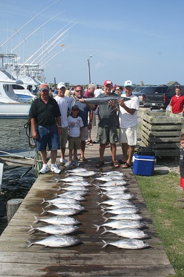 Nasze ryby - od lewej-Chisum-Stanley-John-Tom-Jozek i Wojtek.